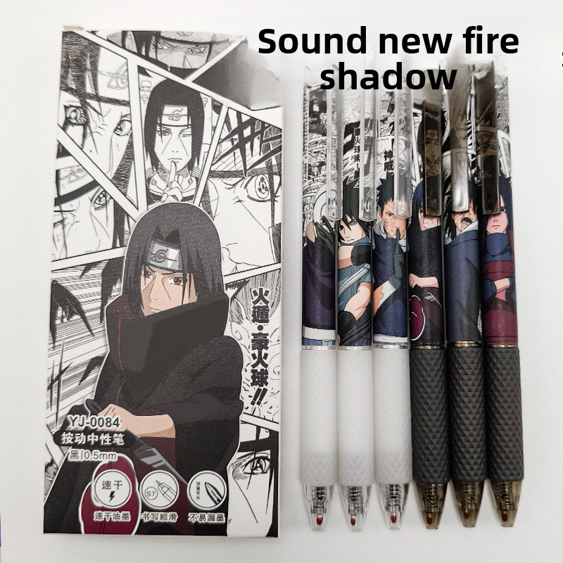 Tech Accessories For Office - Pulpen Gel Anime Naruto Cetak Karakter
