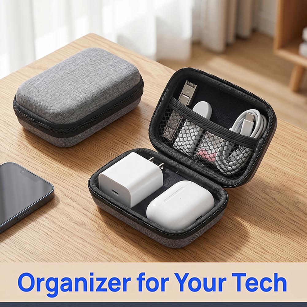 Travel Cable Organizer - Tas Headphone Bisnis Tas Penyimpanan Earphone