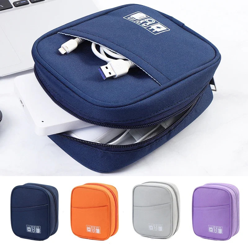 Travel Cable Organizer - Tas Organizer kabel Data perjalanan, tas