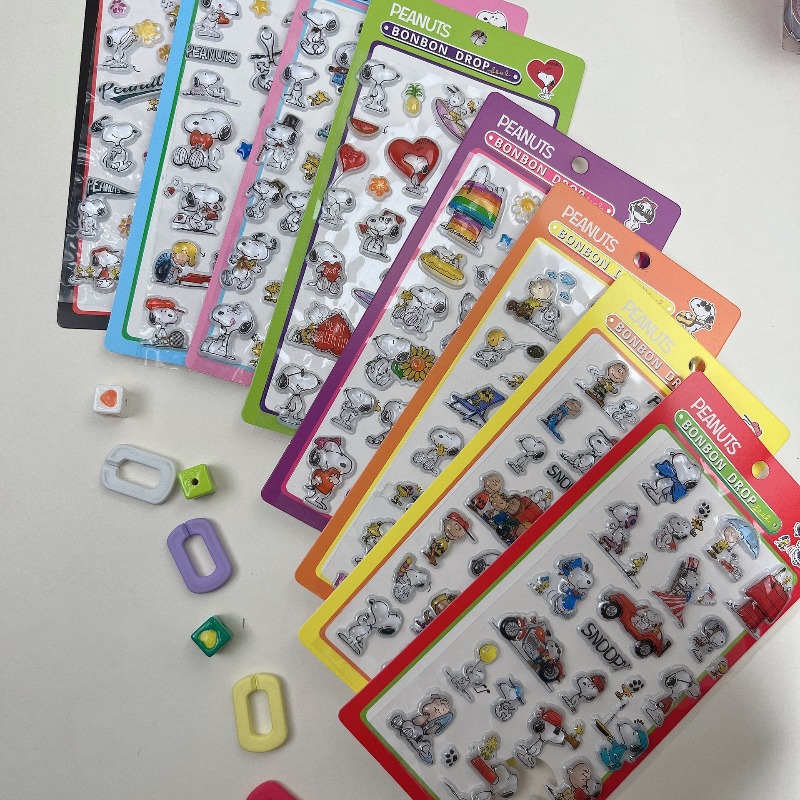 Tech Accessories For Office - 8 Buah Stiker Anime Kartun Relief
