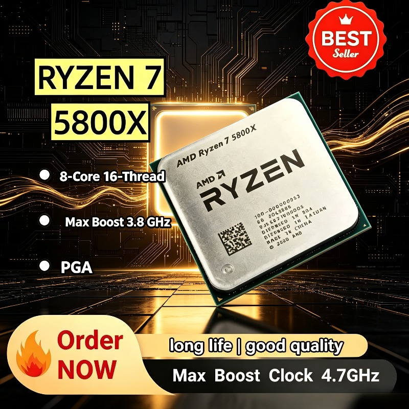 Amd Cpu Ryzen 7 - AMD 3.8 16-Threads, Prosesor – CPU