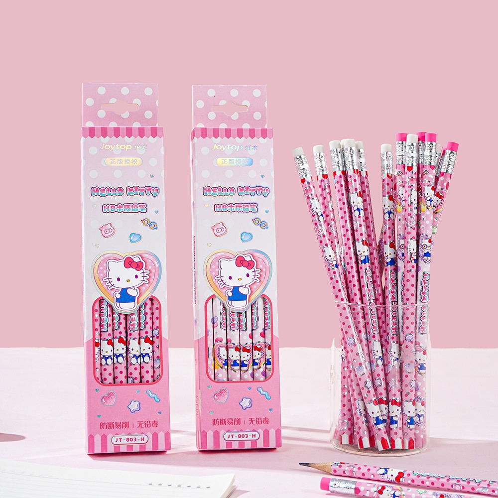 Tech Accessories For Office - 12 Buah Pensil HB Sanrio Hello