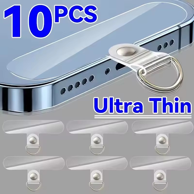 Mobile Tech Accessories - Klip Tali Telepon Universal Transparan yang