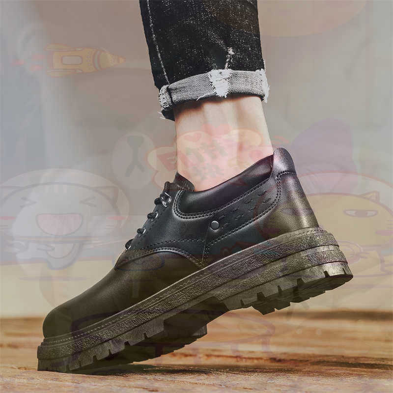 Tech Accessories Dropshipping - Sepatu Pria Tenis Pelatih Fashion Kulit