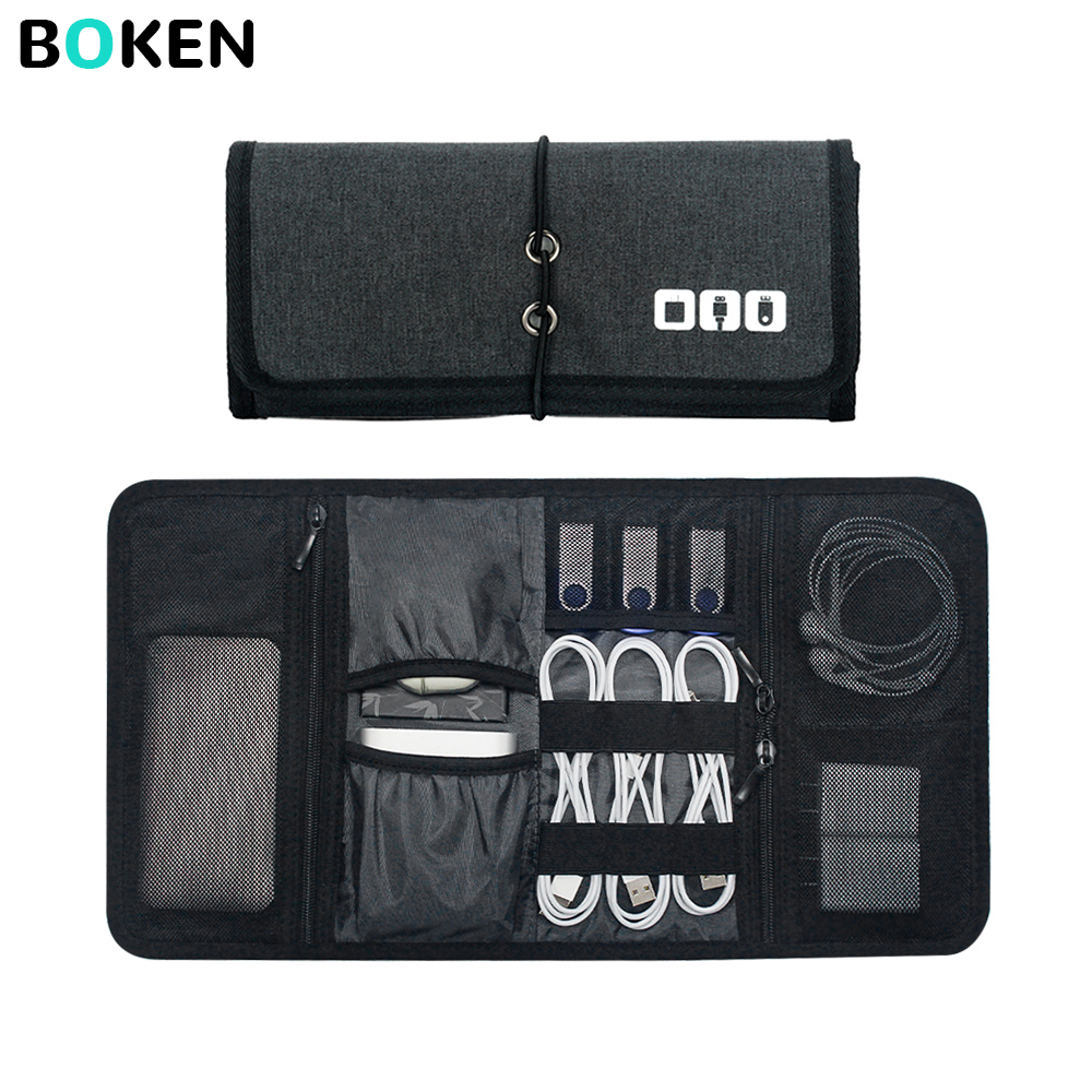 Tech Accessories For Office - Tas Organizer Teknologi Tempat Penyimpanan Kabel