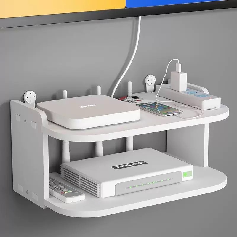 Tech Table Accessories - Rak Pengatur Kabel & Router yang