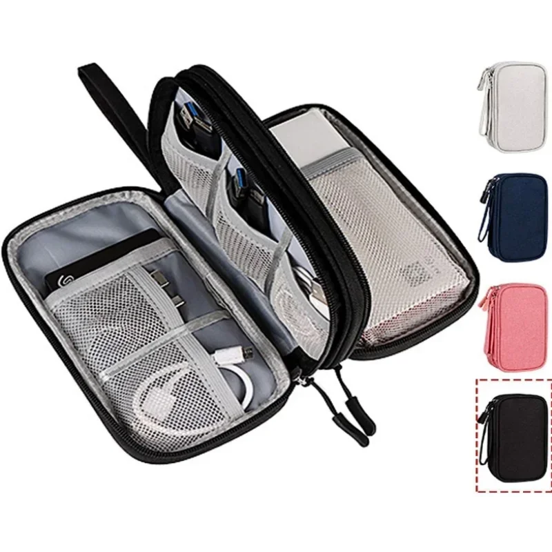 Travel Cable Organizer - Tas Kabel Perjalanan, Kantong Penyimpanan Digital