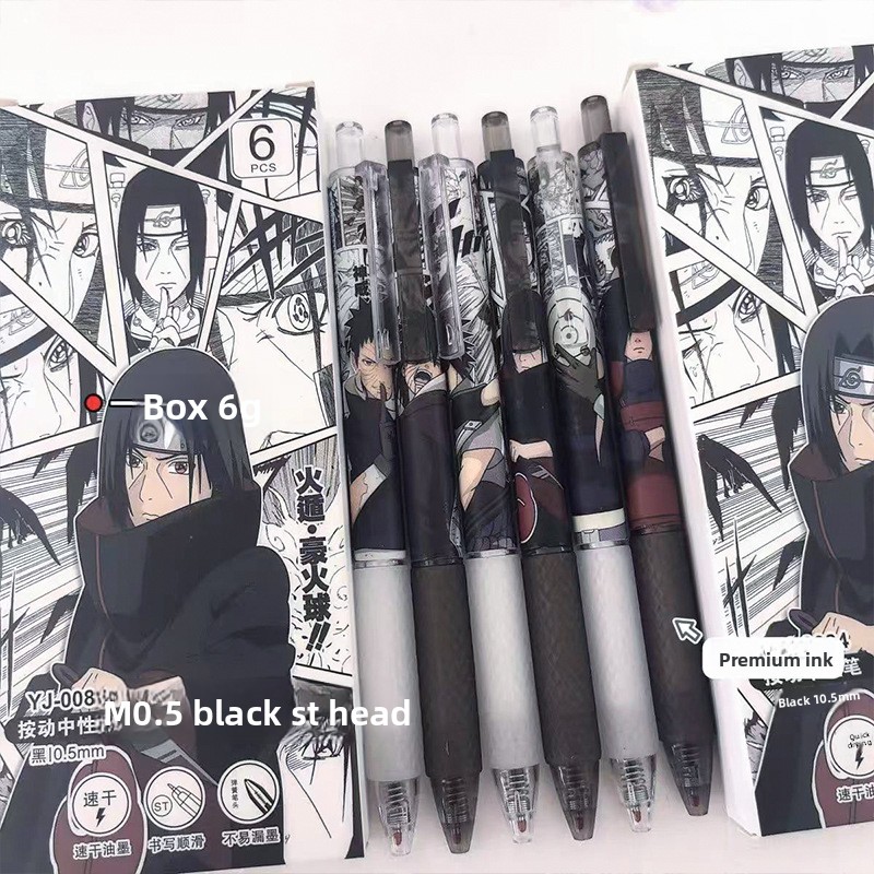 Pulpen Gel Anime Naruto Cetak  - Tech Accessories For Office ulasan dan harga