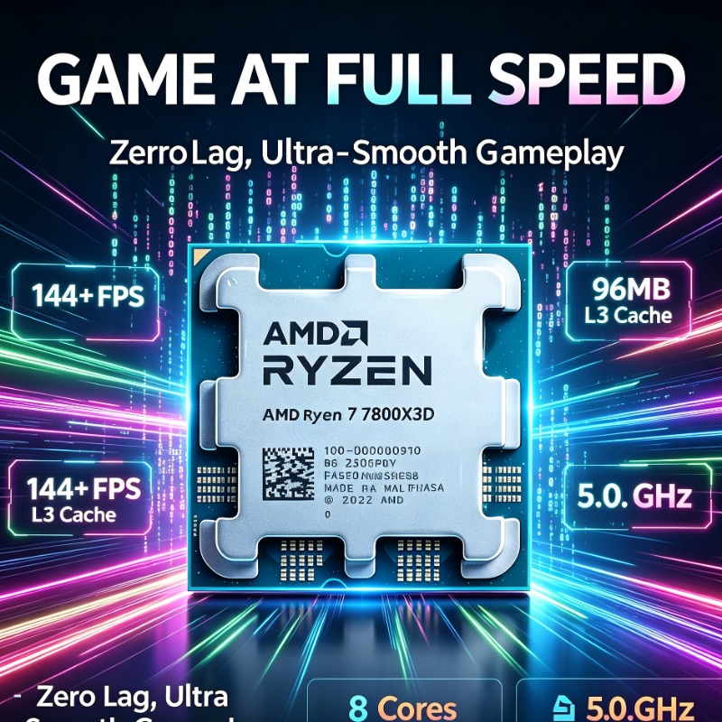 CPU Gaming Ryzen 7 7800X3D 8-C - Amd Cpu Ryzen 7 ulasan dan harga