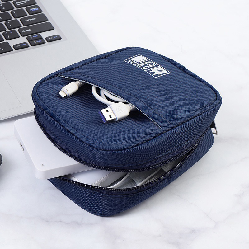 Tas Organizer kabel Data perja - Travel Cable Organizer ulasan dan harga
