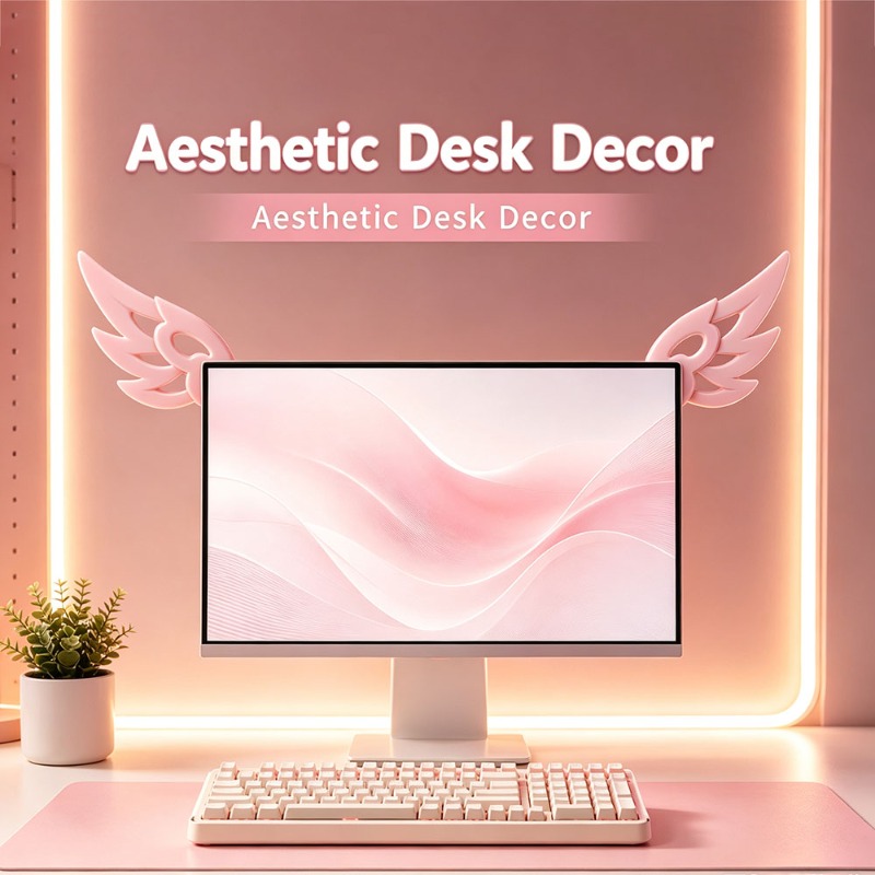 Dekorasi Sayap 3D Kawaii untuk - Tech Table Accessories ulasan dan harga