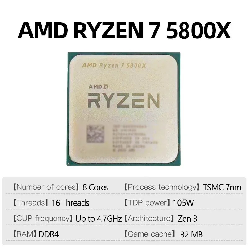 AMD Ryzen 7 5800X GHz, Soket A - Amd Cpu Ryzen 7 ulasan dan harga