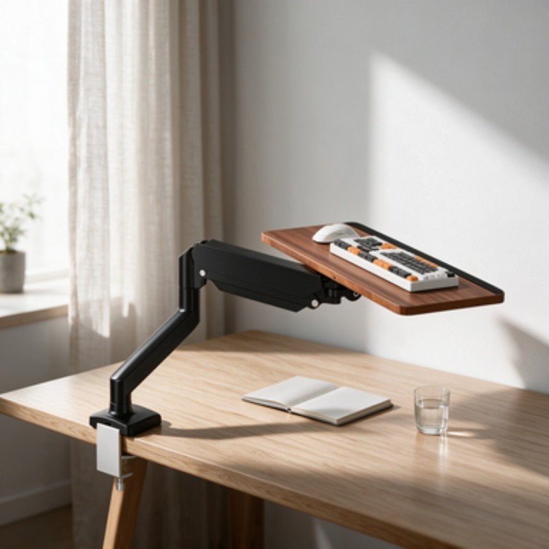 Rak Keyboard Hemat Ruang di Ba - Tech Table Accessories ulasan dan harga