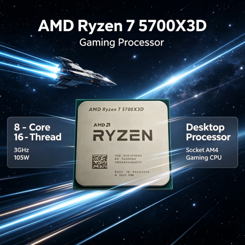AMD Ryzen 7 5700X3D CPU Deskto - Amd Cpu Ryzen 7 ulasan dan harga