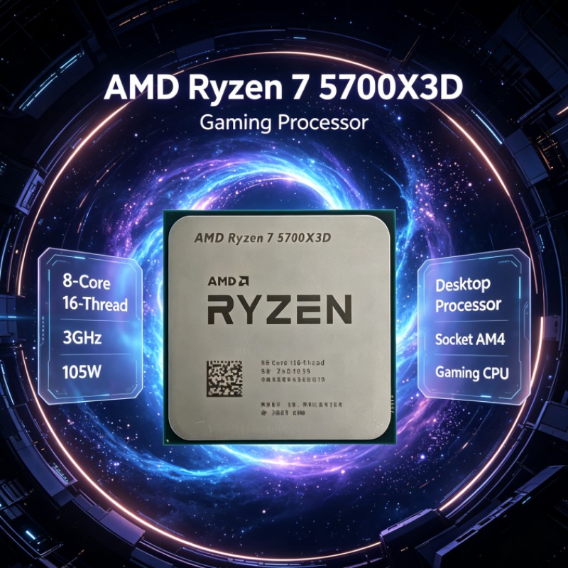 AMD Ryzen 7 5700X3D CPU Deskto - Amd Cpu Ryzen 7 ulasan dan harga