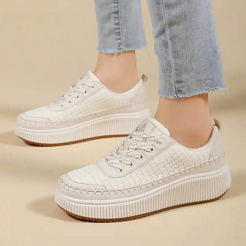 Sepatu kets flat wanita, sepat - Tech Accessories Dropshipping ulasan dan harga