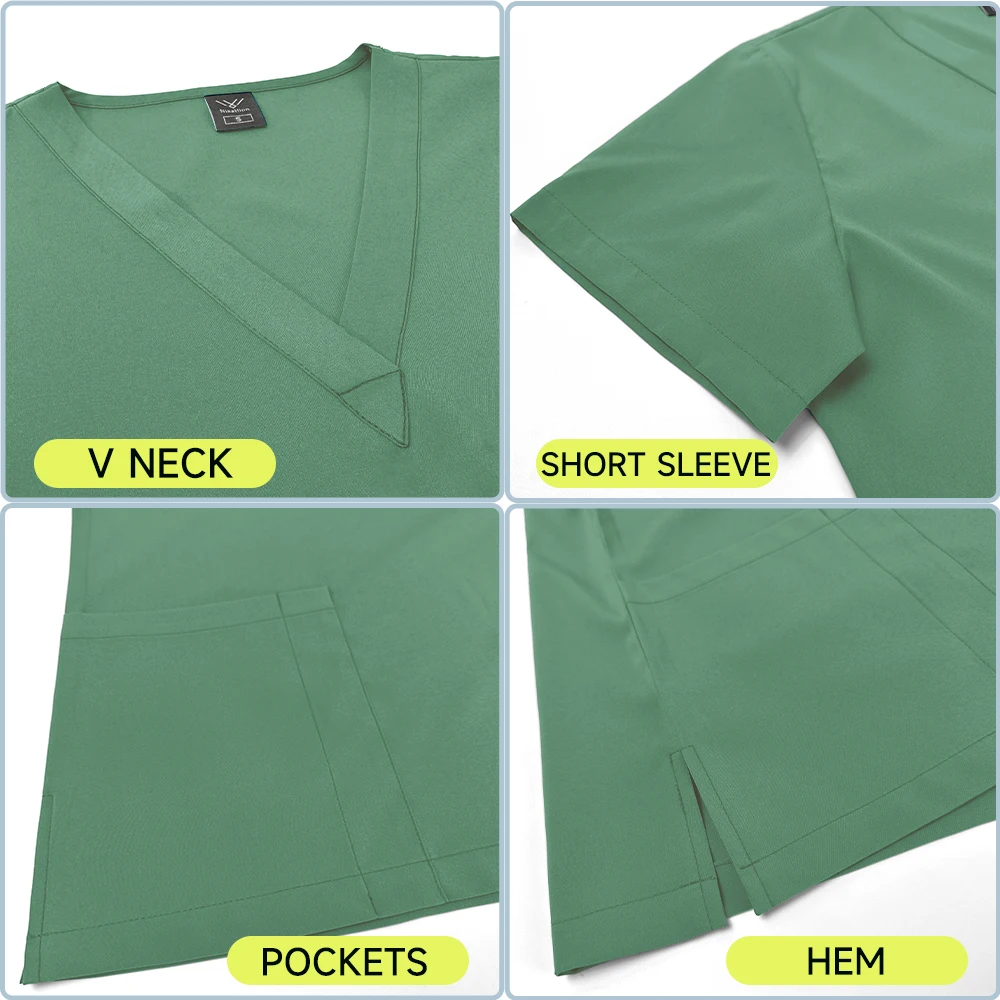 Seragam perawat medis 2 buah p - Vet Tech Accessories ulasan dan harga