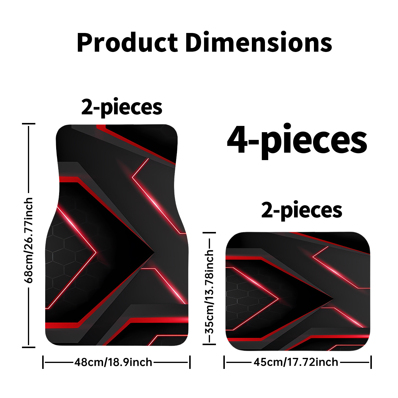 4pcs Set Aksesoris Interior Mo - Tech Accessories Luxury ulasan dan harga