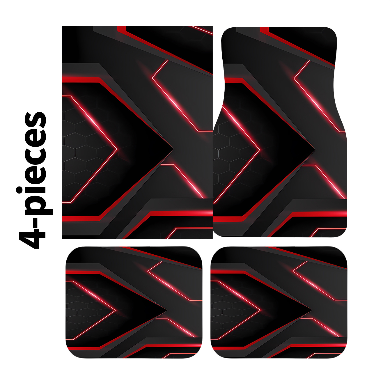 4pcs Set Aksesoris Interior Mo - Tech Accessories Luxury ulasan dan harga