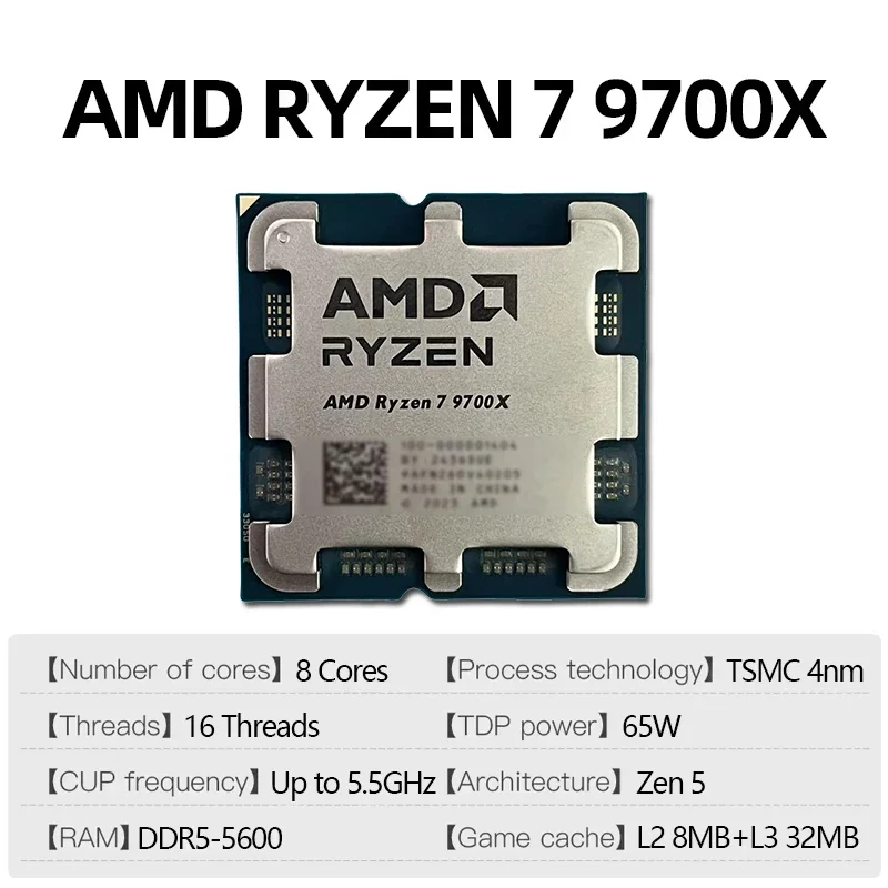 AMD Ryzen 7 9700X AMD R7 9700X - Amd Cpu Ryzen 7 ulasan dan harga