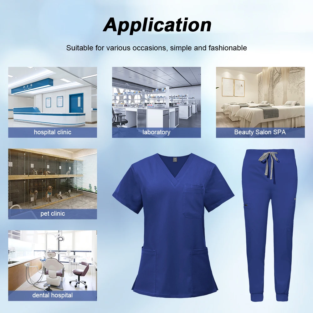 Scrub seragam medis wanita mul - Vet Tech Accessories ulasan dan harga