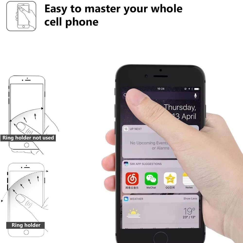 Penyangga Ponsel Cincin Jari u - Mobile Tech Accessories ulasan dan harga