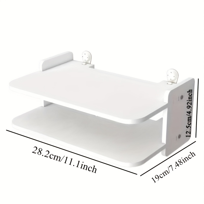 Rak Pengatur Kabel & Router ya - Tech Table Accessories ulasan dan harga
