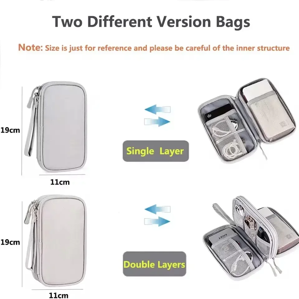 Tas Kabel Perjalanan, Kantong  - Travel Cable Organizer ulasan dan harga
