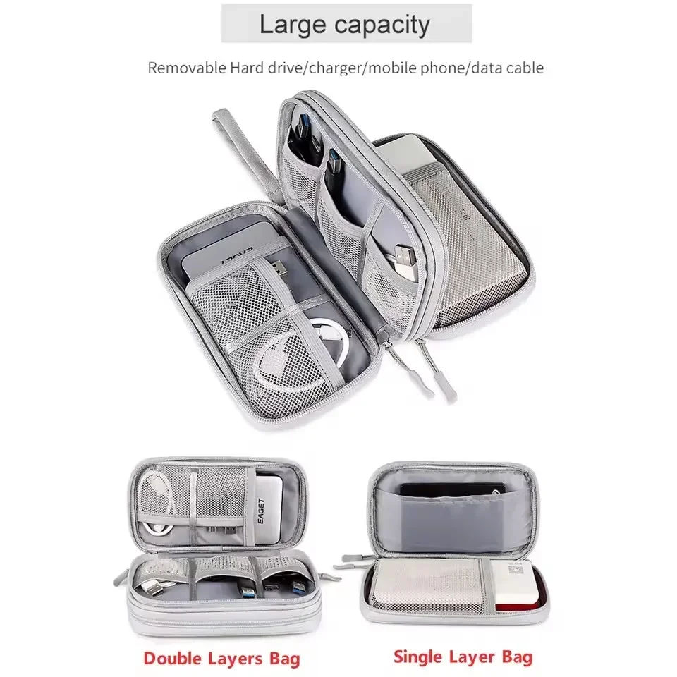 Tas Kabel Perjalanan, Kantong  - Travel Cable Organizer ulasan dan harga