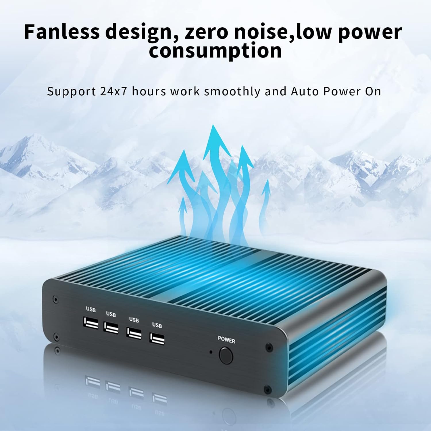 Partaker Mini PC Tanpa Kipas G - Intel Cpu Core I7 ulasan dan harga