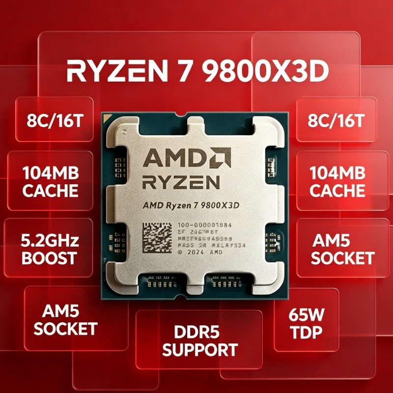 CPU Desktop Gaming AM5 AMD Ryz - Amd Cpu Ryzen 7 ulasan dan harga