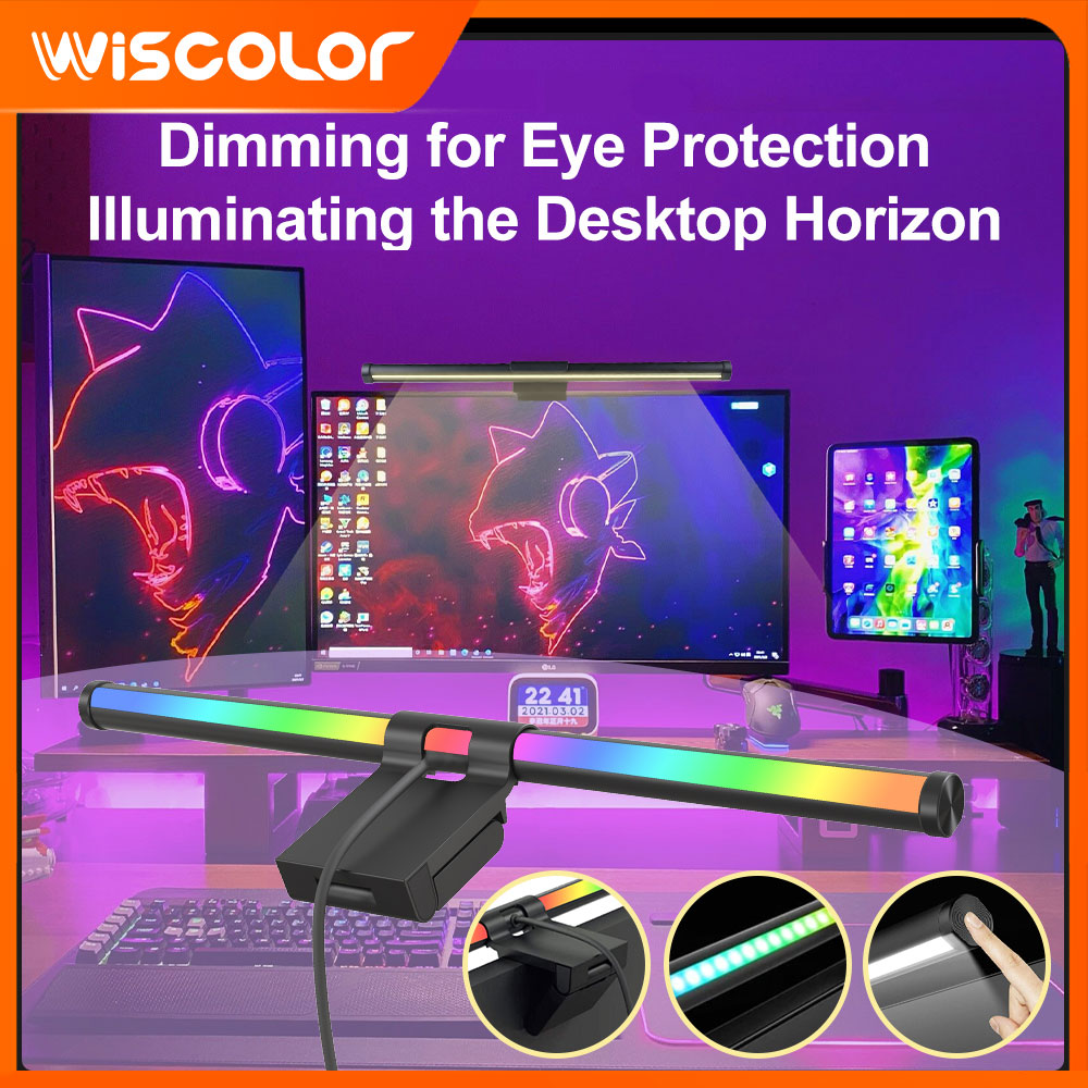 Dekorasi Monitor Lampu Bar Mon - Tech Table Accessories ulasan dan harga