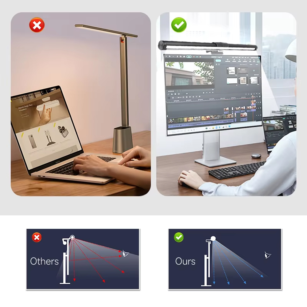 Dekorasi Monitor Lampu Bar Mon - Tech Table Accessories ulasan dan harga
