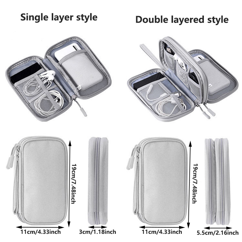 Tas Penyimpanan Digital Portab - Travel Cable Organizer ulasan dan harga